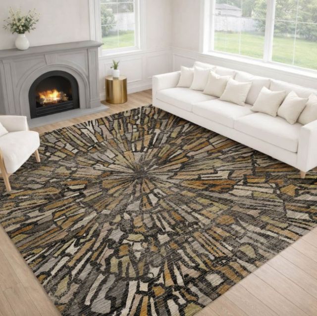Dalyn™ Rug Company Nexus NX3 Black 5'x8' Area Rug-1