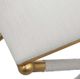 Uttermost® Socialite Gold/White Small Bench-4
