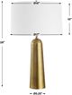 Uttermost® Flinchem Brass Table Lamp-3