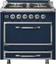Viking® Tuscany 36" Slate Blue Pro Style Dual Fuel Range-0