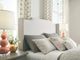 American Drew® Milan Sharon Gray Tone California King Upholstered Panel Bed-2