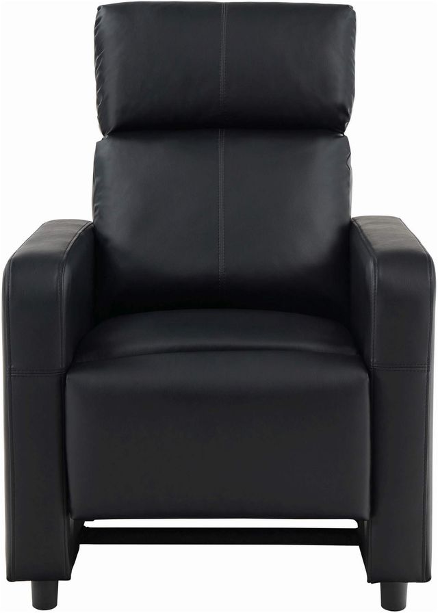 Coaster® Toohey 3-Piece Black Manual Reclining Theater Seating Set-4