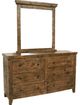 Horizon Home® Pine Grove Brown Dresser and Mirror-0