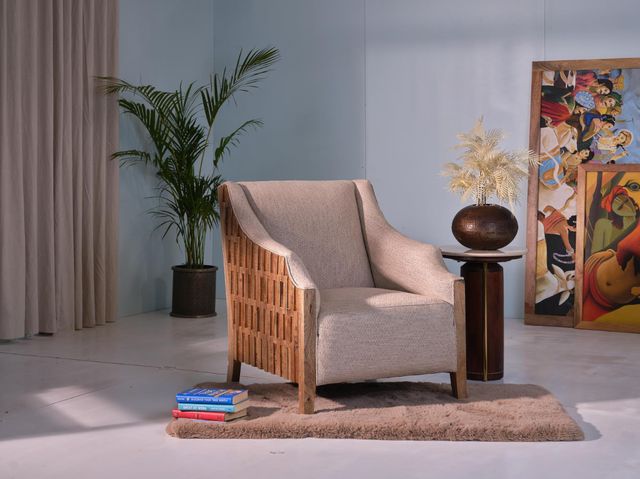 Jaipur Furniture Splendid Complements Colma Brown Chair-1