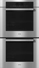 Miele 30" Clean Touch Steel Double Electric Wall Oven -0