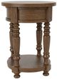 Riverside Furniture Eastlake Whiskey Oak Round Chairside Table-0