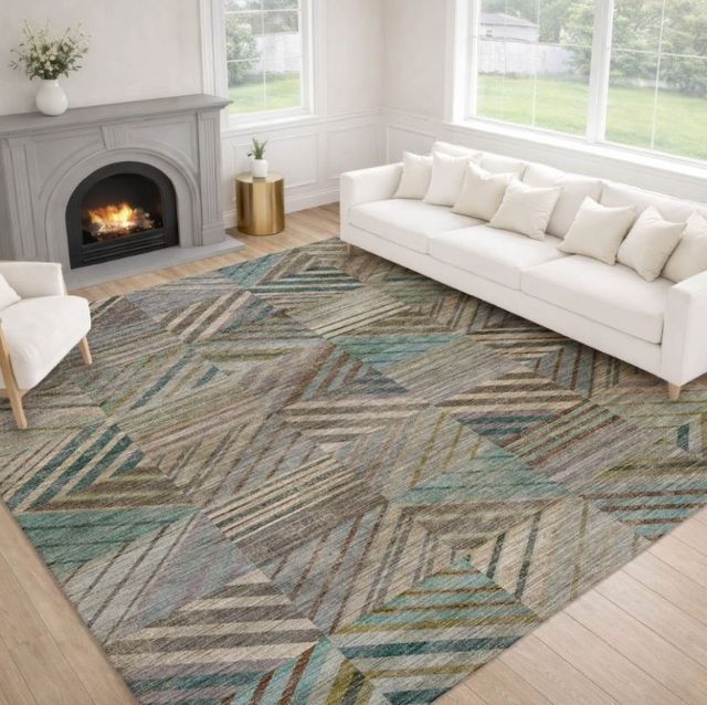 Dalyn™ Rug Company Nexus NX2 Teal 5'x8' Area Rug-1