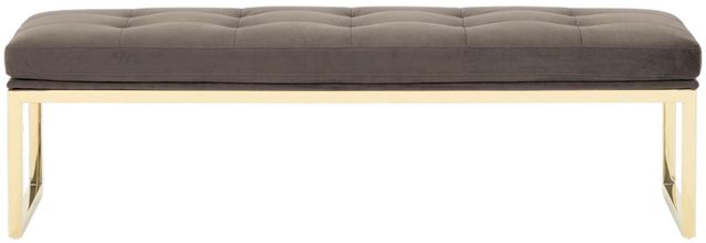 Michael Amini® Dahlia Chocolate Brown Accent Bench-1