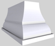 Vent-A-Hood® Designer Series 60" White Island Range Hood-4