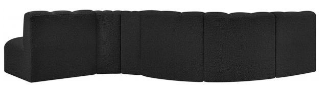 Meridian Furniture Arc 6-Piece Black Sectional-2