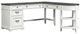 Liberty Furniture Allyson Park Charcoal/Wirebrushed White Optional L-Shaped Desk-0