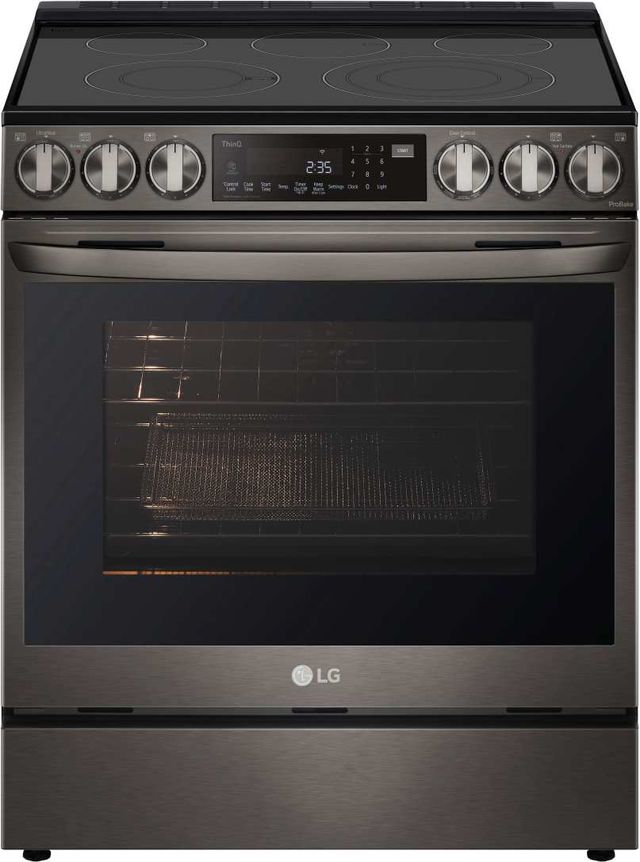 LG 30" Black Stainless Steel Slide-In Electric Range