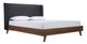 Mazin Furniture Brody Dark Gray King Upholstered Platform Bed-1