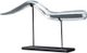 A & B Home Black/Clear Glass Horn Sculpture-0