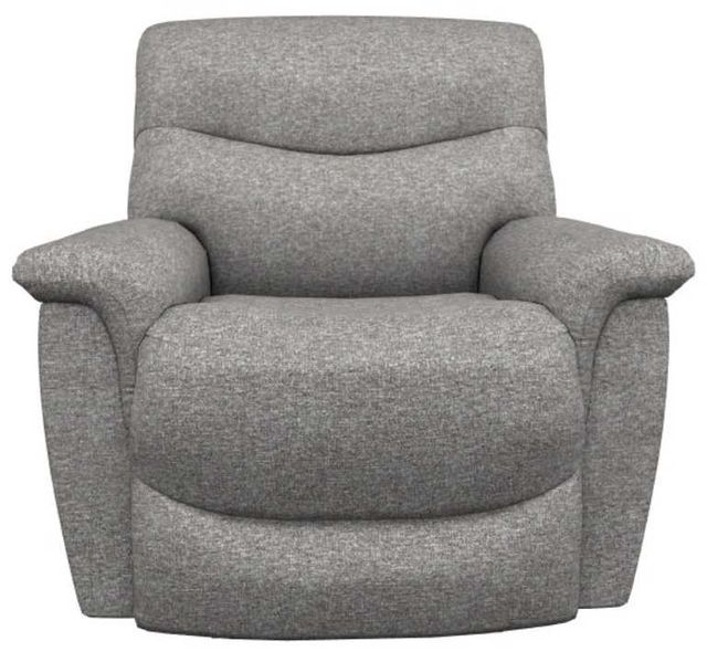La-Z-Boy® James Smoke Power Wall Recliner with Headrest and Lumbar-1