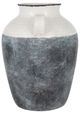 A & B Home Gray/White Flower Vase -4