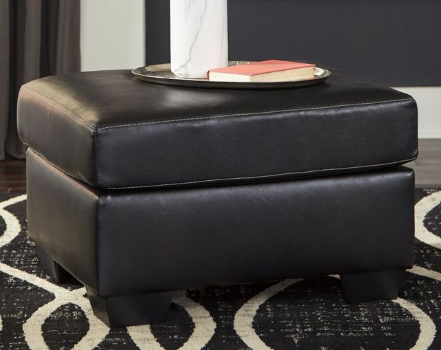 Signature Design by Ashley® Betrillo Black Ottoman-3