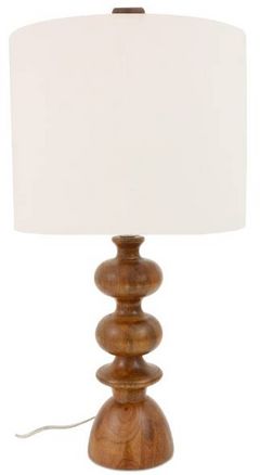 Moe's Home Collection Gwen Honey Brown Table Lamp