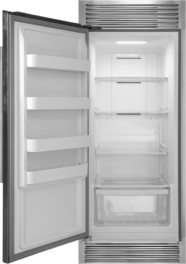 FORNO® Rizzuto 32" 13.8 Cu. Ft. Stainless Steel Built-In Column Refrigerator/Freezer-1