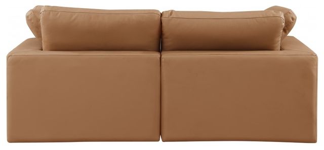 Meridian Furniture Comfy 2-Piece Cognac Modular Sectional Sofa-2