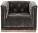 Four Hands Maxx Sapphire Birch Swivel Chair-1