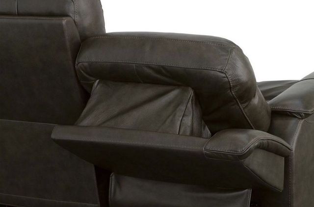 Flexsteel® Miller Slate Power Reclining Sofa with Power Headrest and Lumbar-4