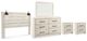 Signature Design by Ashley® Cambeck 5-Piece Whitewash King Panel Headboard Bedroom Set-0