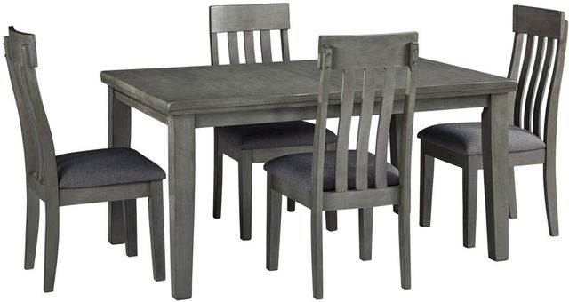 Signature Design by Ashley® Hallanden 5-Piece Gray Dining Set-0