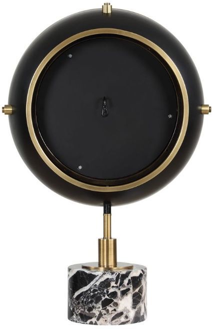 Uttermost® Velar Brushed Brass Modern Table Clock-4
