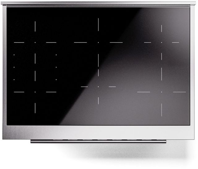 Ilve® Professional Plus II 36" Blue Grey Pro Style Induction Range-5