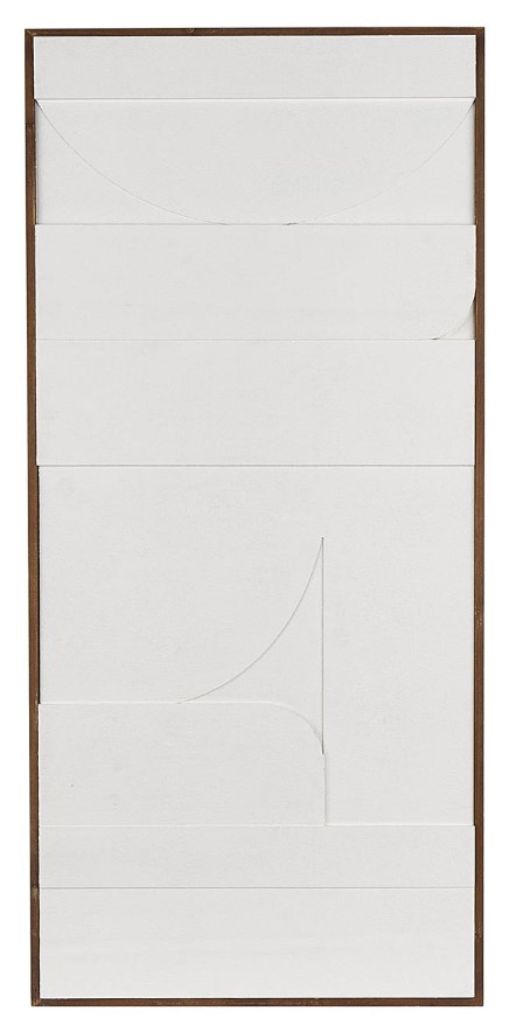 Deco Marche White Geometric Dimensional Wall Decor-1