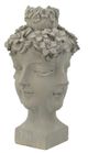 A & B Home Gray Head Bust Statue-2