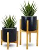 Le Present Century Navy Blue 27" Planter-2