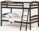 Night & Day Furniture™ Zest Sesame Dark Chocolate Twin/Twin Bunk Bed-0