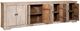 Dovetail Furniture Nico Light Warm Wash 109" Sideboard-3