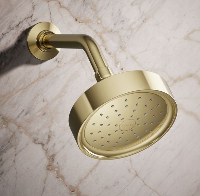 KOHLER® Purist® Vibrant French Gold 1.5 GPM Single-Function Showerhead-1