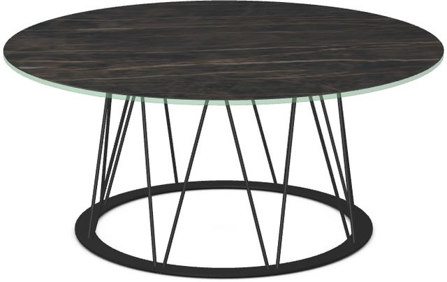 Amisco Customizable Calypso Italian Porcelain Round Coffee Table-0