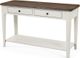 Peters-Revington™ Casual Choices™ Light Gray Sofa Table with White Base-1