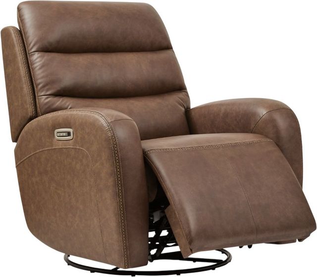Signature Design by Ashley® Falloway Saddle Power Swivel Glider Recliner-1