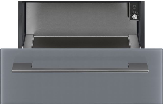 Smeg Linea 30" Mystic Gray Warming Drawer-0
