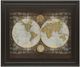 Classy Living Elizabeth Medley World Map Wall Art-0