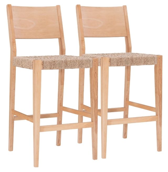 Powell® Cosgrove 2-Piece Natural Bar Stool Set-0