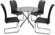 Kwality Imports Lorie Black Chair-1