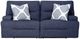 Signature Design by Ashley® Acklen Place 2-Piece Navy Power Reclining Sectional-2