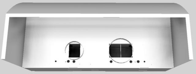Vent-A-Hood® 48" White Wall Mounted Range Hood-2