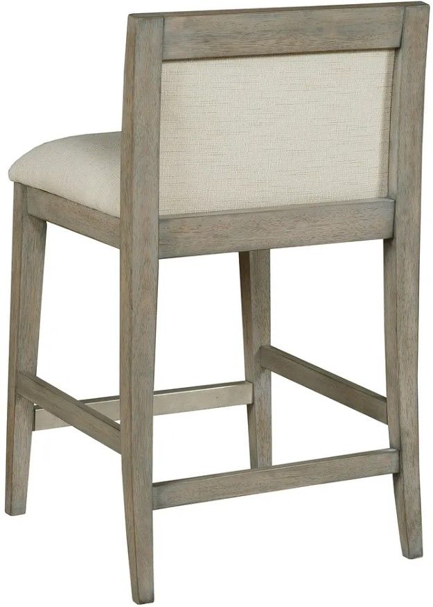 Hammary® Hidden Treasures Gray Counter Stool-2