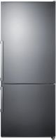 Summit® 28" 13.8 Cu. Ft. Stainless Steel Counter Depth Bottom Freezer Refrigerator-0