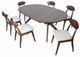 Furniture of America® Hammel Rich Walnut Dining Table-0