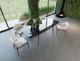 VIG Furniture Modrest Kipling Walnut Glass Dining Table-4
