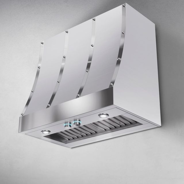 Elica Disegno Catania 36" Stainless Steel Modern Low-profile Wall Mount Range Hood-1